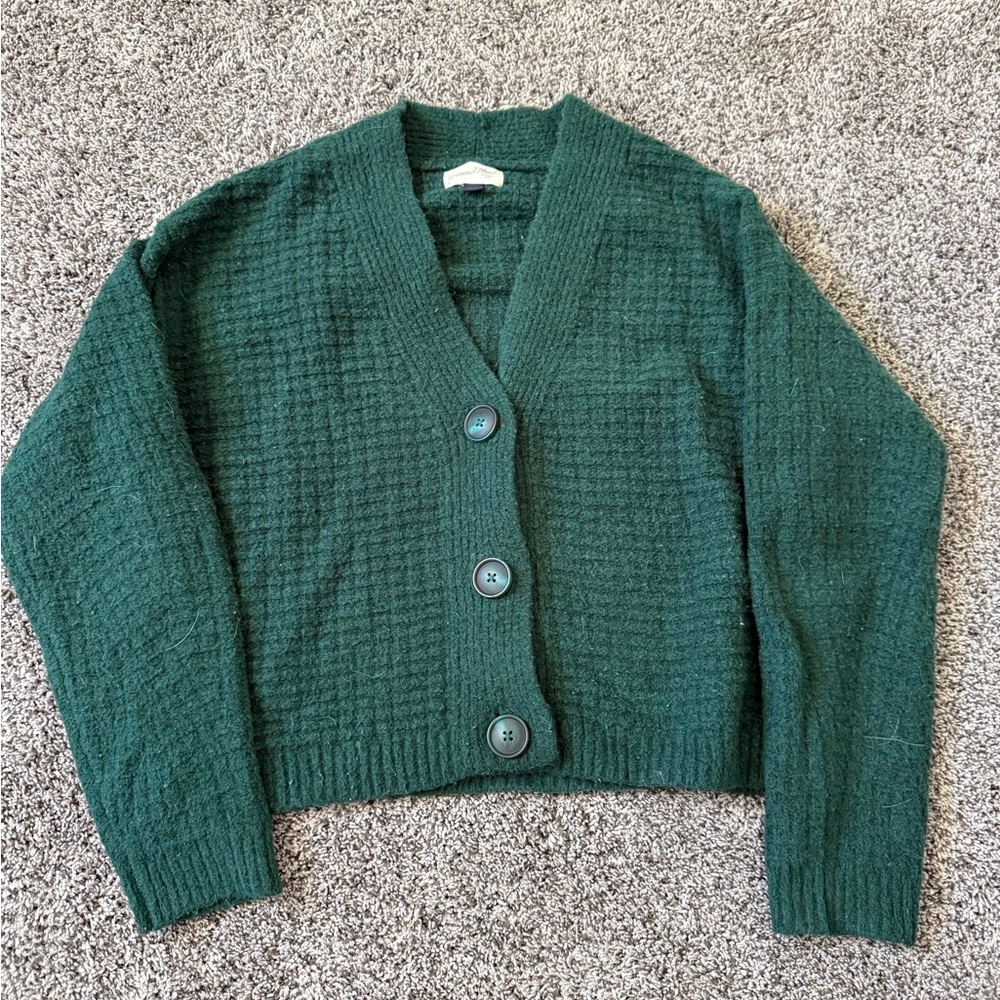 Universal Thread Forest Green Cardigan